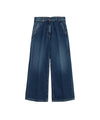 Pantaloni Donna wide leg in denim