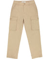 Pantaloni Beige da Bambino con tasconi cargo