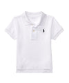 Polo Neonato in cotone morbido Bianco
