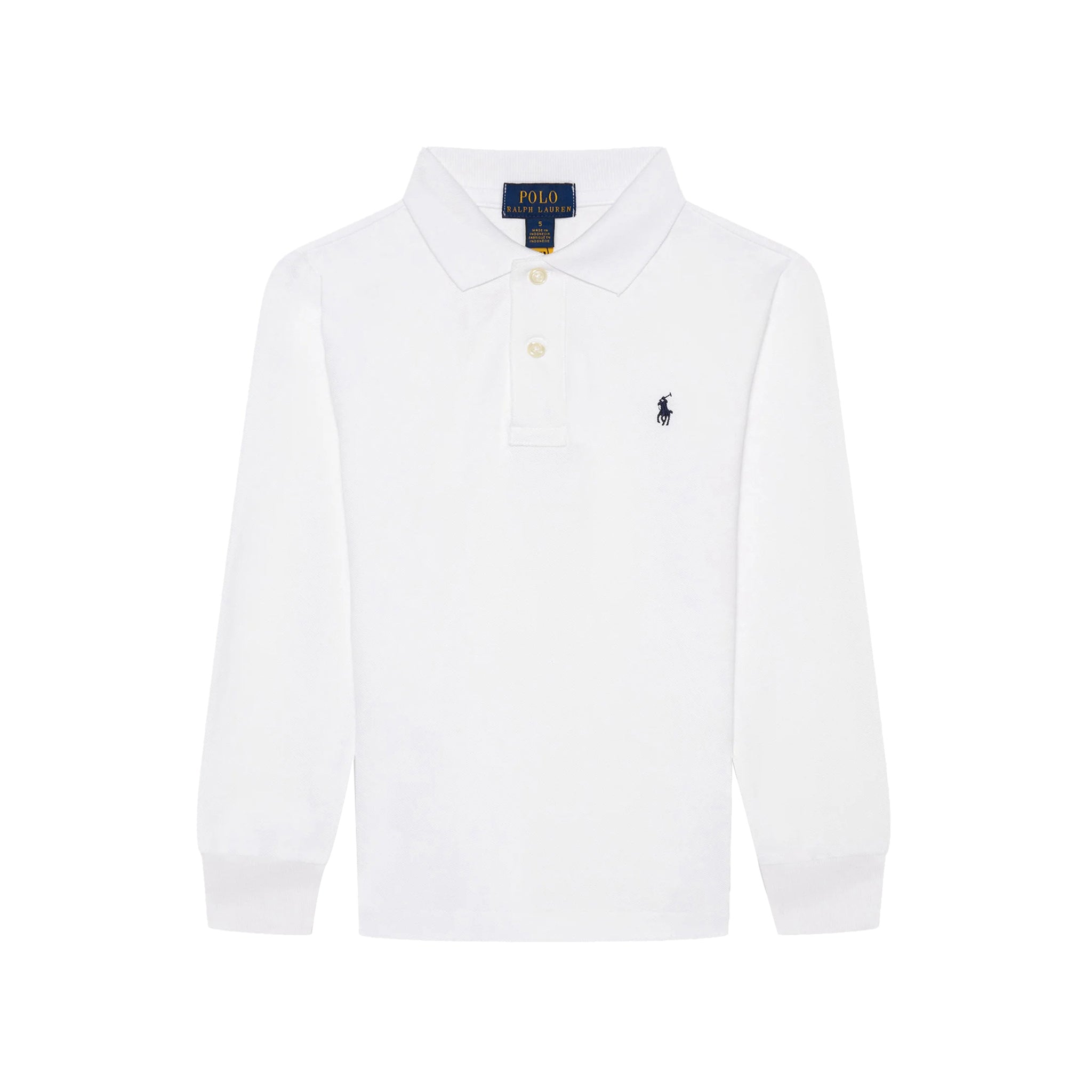 Long white children's polo shirt - Ralph Lauren | Old England