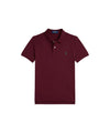 Polo Bambino in tinta unita bordeaux