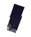 Sciarpa Uomo double-face in misto lana Navy/Grigio