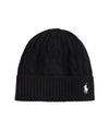 Berretto Donna in lana e cashmere a trecce Nero