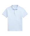 Polo Uomo in piqué Oxford Celeste