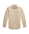 Camicia Uomo in lino Custom-Fit Beige