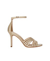 Sandali Allie metallizzati con tacco Oro