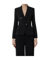 Blazer Donna a tinta unita con chiusura doppiopetto