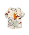 Blusa Donna in misto viscosa a maniche corte