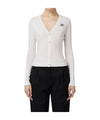 Cardigan Donna in morbida maglia con scollo a V