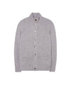 Cardigan Uomo grigio a collo alto
