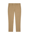 Pantaloni Perfect slim da Donna in lino e lyocell Beige