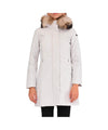 Giaccone Donna Winter Long Fur Bianco, RRD, indossato fronte