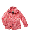 Giubbino Donna Impermeabile Lucido Rosa