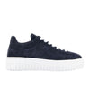 Sneakers Uomo in pelle scamosciata Navy