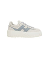 Sneakers Donna H-Stripes Bicolor Bianco/Celeste