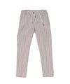 Children's trousers with striped pattern