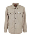Men's jacket with front buttoned pockets