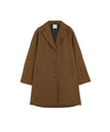 Trench Donna in tela di cotone marrone