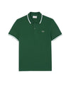 Polo Uomo Verde con bordi in risalto