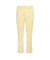 Pantalone con stampa geometrica ricamata all over