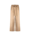 Pantalone Donna Beige con coulisse in vita