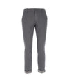 Regular men's mid-rise trousers
