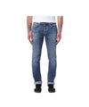 Jeans Uomo a vita bassa lavaggio chiaro