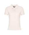 Polo Donna con rifiniture interne tartan e logo ricamato