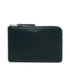 Green women's wallet with zip