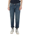 Jeans Uomo in denim di cotone, dal fit boyfriend