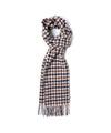 Men's checked scarf