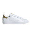 Sneakers Donna con tomaia liscia ed inserto oro posteriore