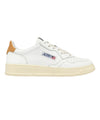 Sneakers Donna Bianche con dettaglio giallo ocra