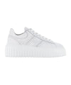 Sneakers Donna con tomaia in monocolore e maxi logo laterale traforato