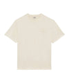 T-shirt Unisex tinta unita crema con logo sur ton