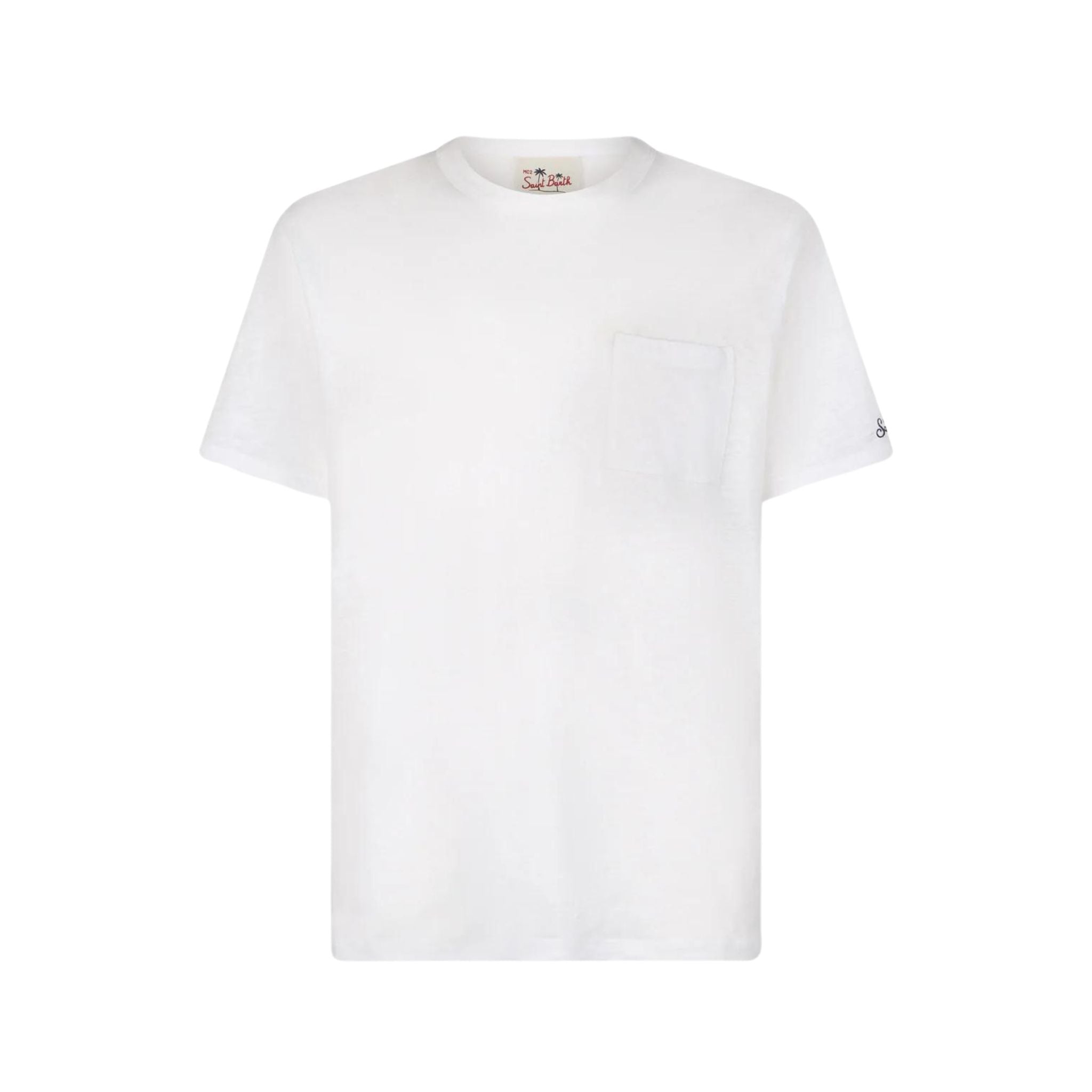 Grindstore T-Shirt Wayne Uomo – Bianca, Manica Corta Con Stampa - 3