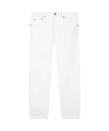Pantaloni Uomo 5 tasche in tinta unita bianca
