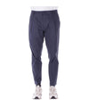 Pantalone Uomo Navy, con zip nascosta e clip
