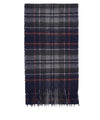 Sciarpa Uomo New Check Tartan Navy
