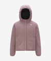 KWAY IT Giacca Reversibile Bambina Autunno/Inverno
