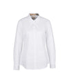 Camicia da donna Barbour in cotone con rifiniture in tartan White.