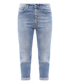 Jeans Donna con bottoni gioiello