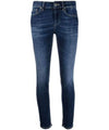 Low-waisted skinny women's jeans