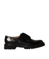 Women's lace-up shoe in smooth leather
