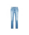 Pantaloni donna jeansato chiaro