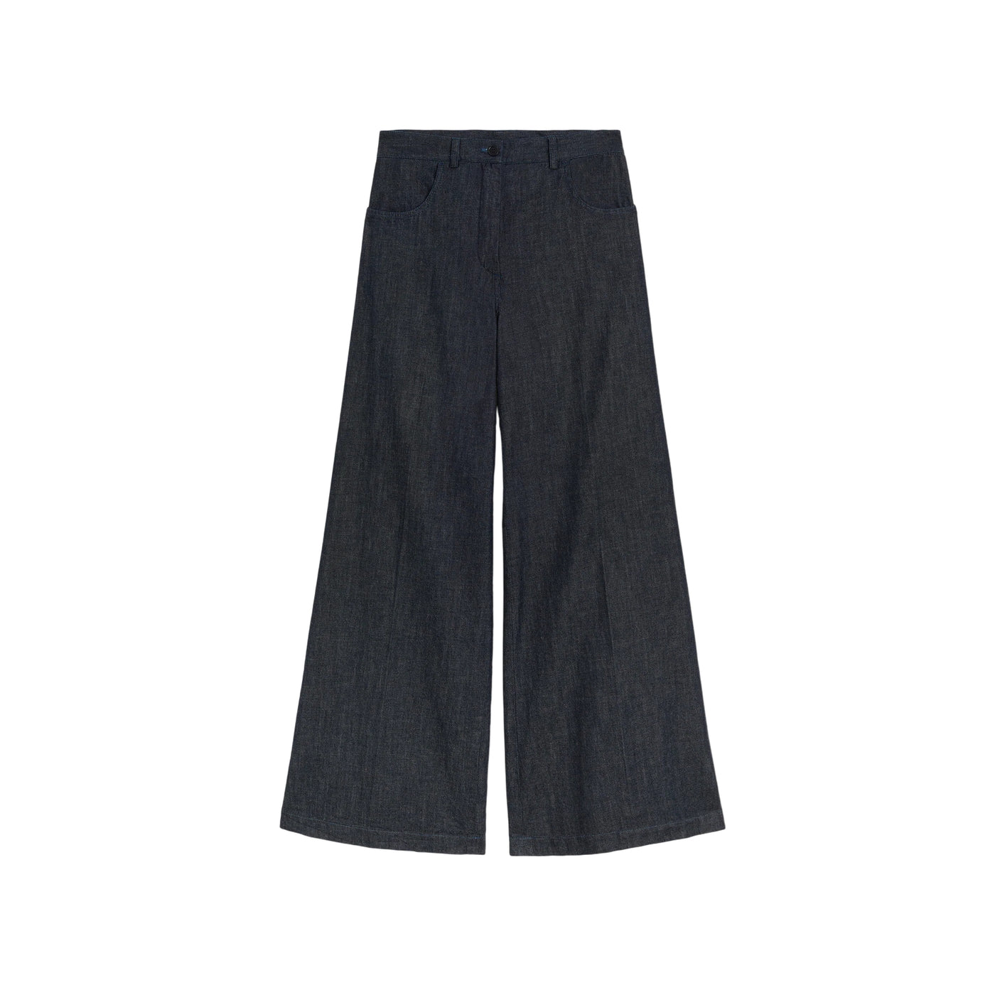 Pantaloni Donna Wide Leg in Denim
