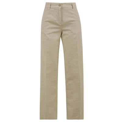 Pantaloni Donna in tinta unita beige
