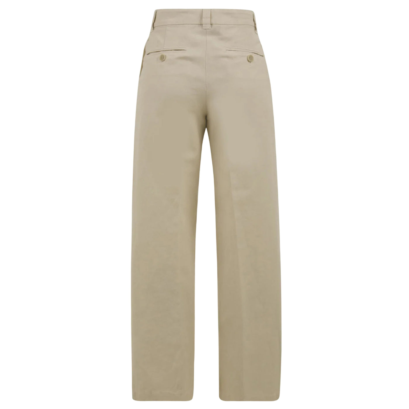 Pantaloni Donna in tinta unita beige retro