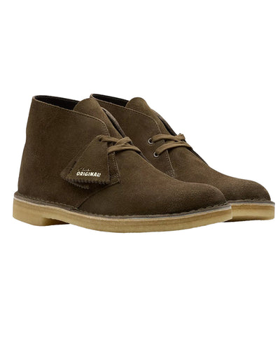 Polacchine Uomo Desert Boot Camoscio Cachi