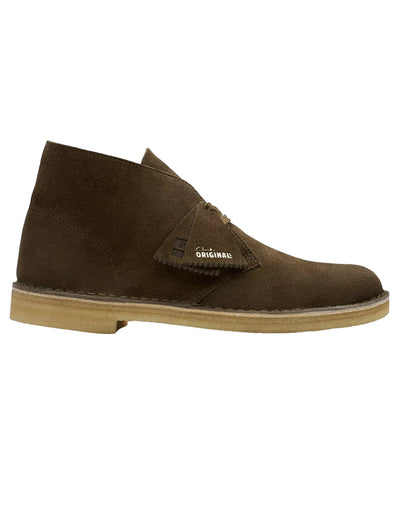 Polacchine Uomo Desert Boot Camoscio Cachi